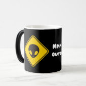 "Out of the World" - lautstarkes Zeichen der Alie Verwandlungstasse (Vorderseite Links)