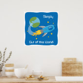 Out of the World Print Poster (Küche)