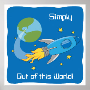 Out of the World Print Poster