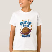 Out of This World Embroidery Style Tee (Vorderseite)