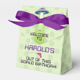 Out of This World Favor Box 3" x 1.5" x 3.25" Geschenkschachtel