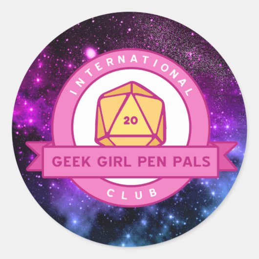 "Out of this World" IGGPPC-Logo-Aufkleber Runder Aufkleber (Vorderseite)