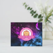 "Out of this World" IGGPPC Logo Postkarte (Stehend Vorderseite)