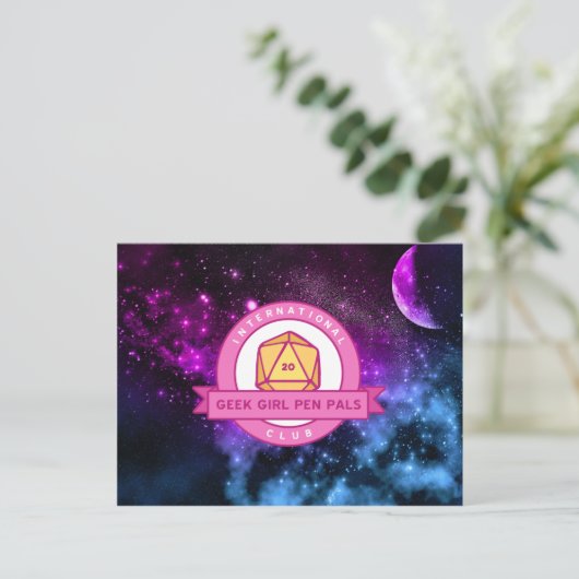 "Out of this World" IGGPPC Logo Postkarte (Stehend Vorderseite)