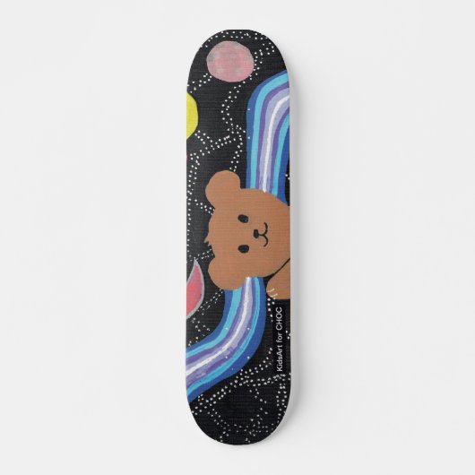 Out Of This World - Kids Art for CHOC Skateboard (Vorne)