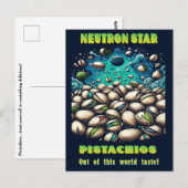 Out of this world pistachios postkarte (Vorne/Hinten)