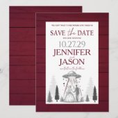 Out of this World Save The Date (Vorne/Hinten)