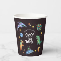 Out Of This World Space Dinosaur Galaxy Birthday  