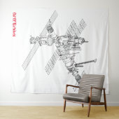 Out of this World Tapestry Wandteppich (Beispiel (Horizontal))