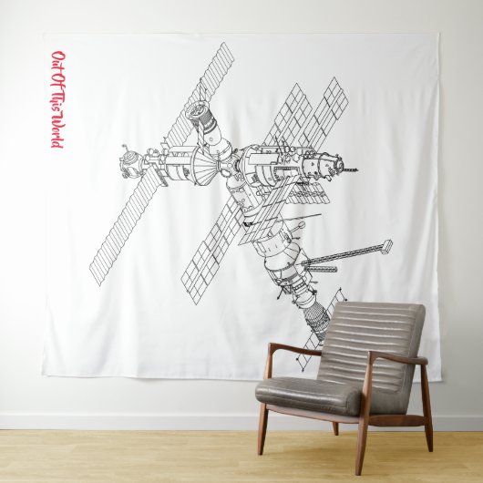 Out of this World Tapestry Wandteppich (Beispiel (Horizontal))