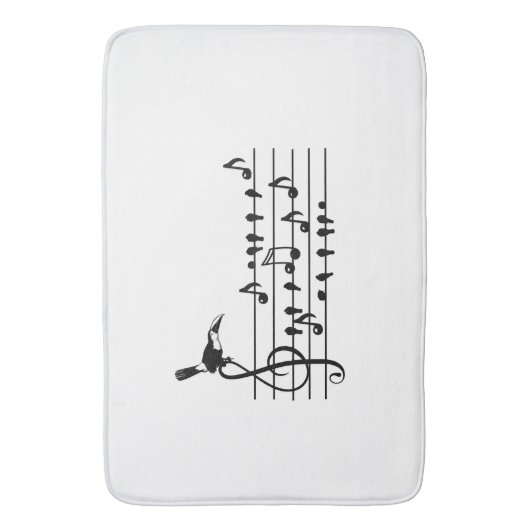 Out of Tune Badematte (Vorderseite Vertikal)