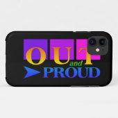 Out & Proud iPhone 5 Case-Mate Hülle (Rückseite (Horizontal))