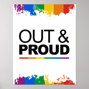OUT & PROUD POSTER