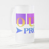 OUT & PROUD Tasse - wählen Sie Stil & Farbe (Vorderseite Links)