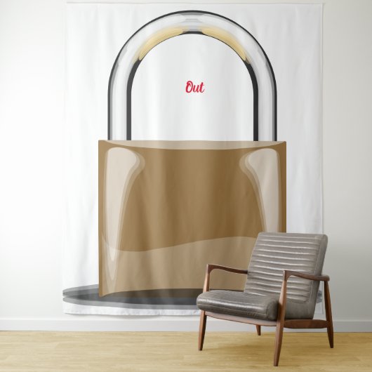 Out Tapestry Wandteppich (Beispiel)