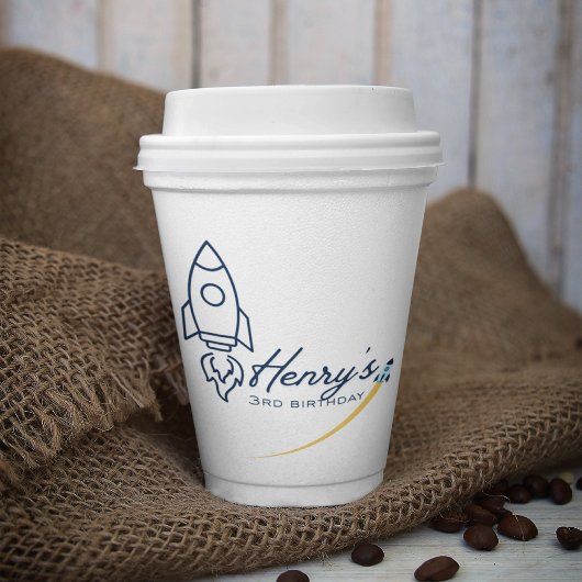 Out to space Birthday Party Paper cup Pappbecher