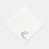 Out to Space Birthday Party Serviette (Ecke)