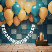 Out to Space Customizable Birthday Wimpelkette