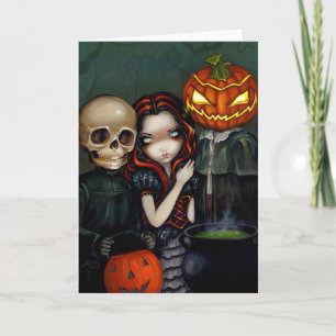 "Out Trick-or-Treating"-Grußkarte Karte