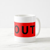 Out und About Kaffeetasse (VorderseiteRechts)