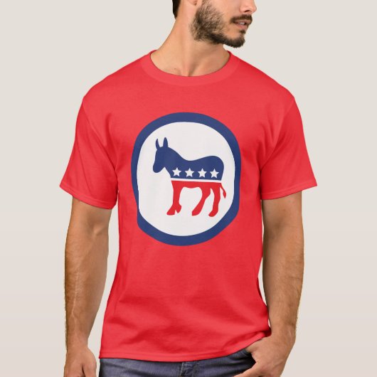 Out & Votum | Demokratisches Party Donkey T-Shirt (Vorderseite)