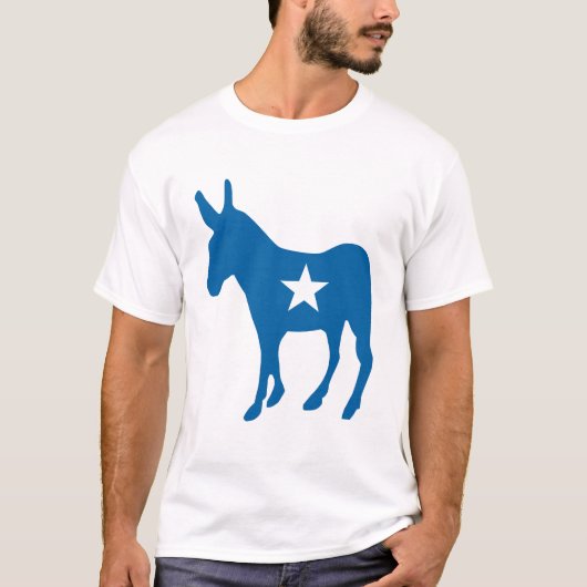 Out & Votum | Demokratisches Party Donkey T-Shirt (Vorderseite)