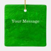 Out Walking the Dog Keramikornament (Rückseite)