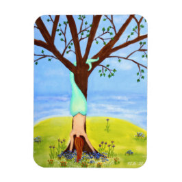 "Out Water" Meerjungfrau Fantasiekunst Magnet