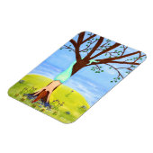 "Out Water" Meerjungfrau Fantasiekunst Magnet (Linke Seite)