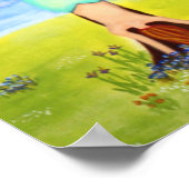 "Out Water" Meerjungfrau Vollblutdruck Poster (Ecke)