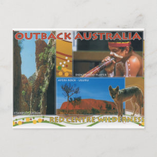 Outback Australia Postcard   Landschaftlich austra Postkarte