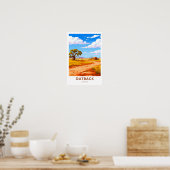 Outback Australia Travel Print Poster (Küche)