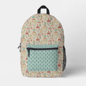 Outback-Camp - Sand Bedruckter Rucksack (Vorderseite)
