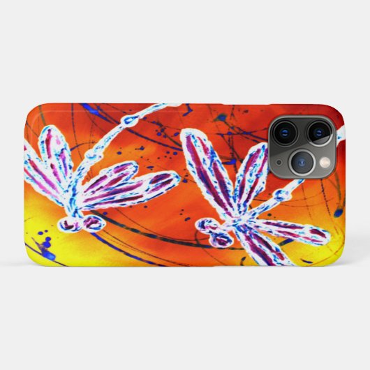 Outback Dragonfly Dance Case-Mate iPhone Hülle (Rückseite (Horizontal))
