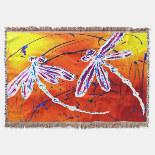 Outback Dragonfly Dance Decke (Vorderseite)