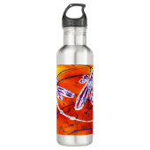 Outback Dragonfly Dance Edelstahlflasche (Vorderseite)