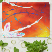 Outback Dragonfly Dance Geschirrtuch (Gefaltet)