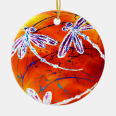 Outback Dragonfly Dance Keramik Ornament (Vorne)