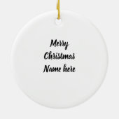 Outback Dragonfly Dance Keramik Ornament (Hinten)