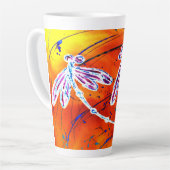 Outback Dragonfly Dance Milchtasse (Linke Ecke)