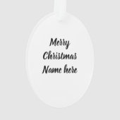 Outback Dragonfly Dance Ornament (Rückseite)