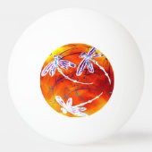 Outback Dragonfly Dance Tischtennisball (Rückseite)