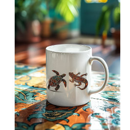 Outback Earth Spirits, Aborigine-Kunst Kaffeetasse