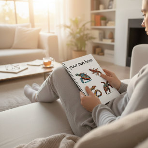 Outback Earth Spirits, Aborigine-Kunst Notizblock