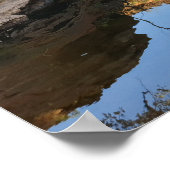 Outback-Felsbecken-Plakat Poster (Ecke)