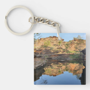 Outback-Felsbecken Schlüsselanhänger