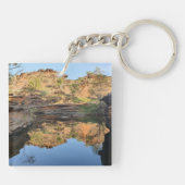 Outback-Felsbecken Schlüsselanhänger (Rückseite)
