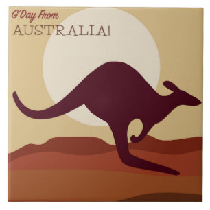 Outback Kangaroo Fliese