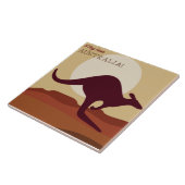 Outback Kangaroo Fliese (Seite)