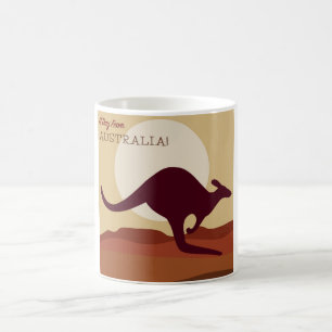 Outback Kangaroo Kaffeetasse